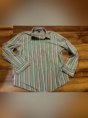 Lauren Ralph Lauren Multicolor Striped Women’s slim fit Vintage Shirt